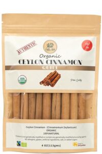 Ceylon Cinnamon Sticks (Quills) 4 oz