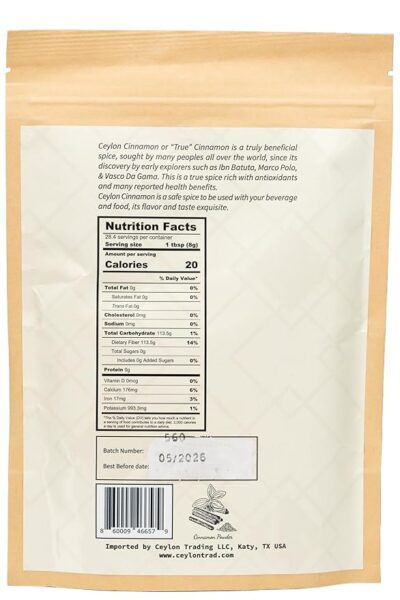 Ceylon Cinnamon Powder 4 oz - Image 2